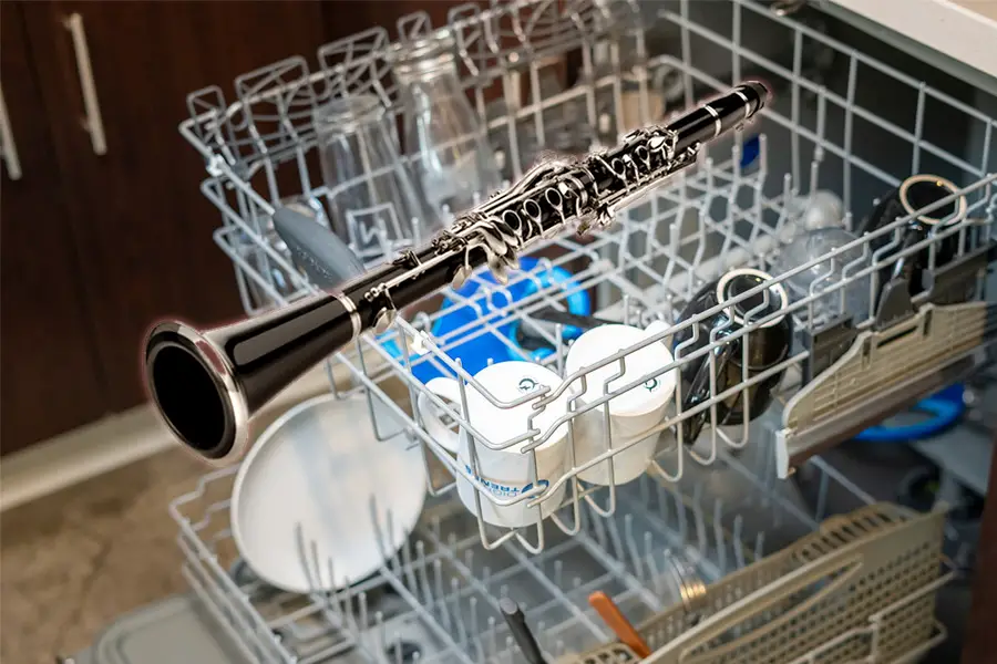 Clarinet in Dishwasher