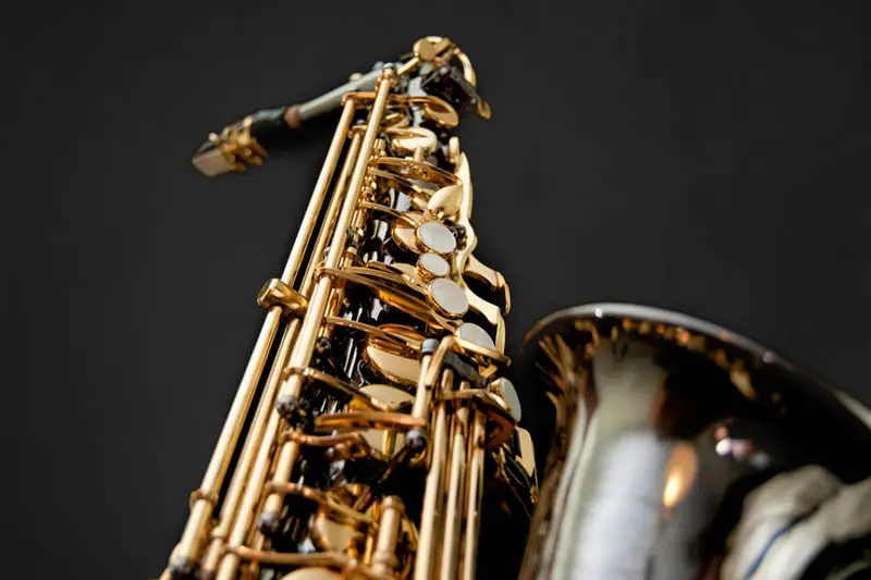 Saxophone closeup