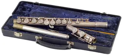 tarnished flute in case