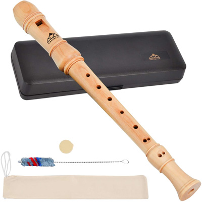 2 x Soundman® Cleaning Brush for Recorder Soprano Flute Cleaner Interior Cleaning Brush for your Recorder