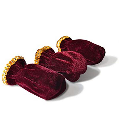 red velvet piano pedal covers